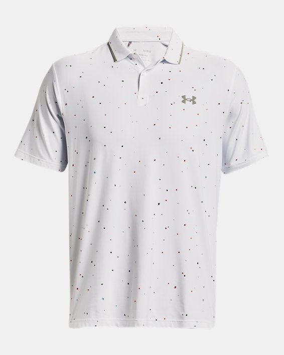 Polo UA Iso-Chill Verge para hombre, White, pdpMainDesktop image number 8